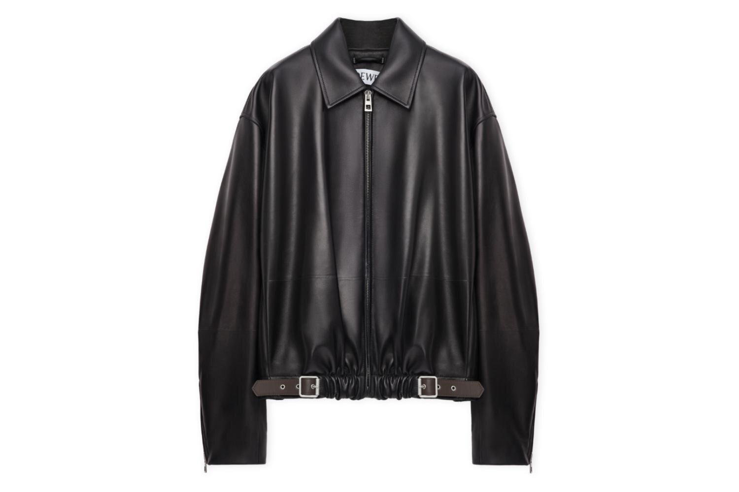 【極上美品】LOEWE/ロエベ　カンガルーレザー フード付きレザーブルゾン 極上美品】LOEWE/ロエベ カンガルーレザー フード付きレザーブルゾン