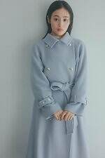 スナイデルのアウター、“リボン付き”ショートコート＆ふんわりファー配したダウンジャケット｜写真12