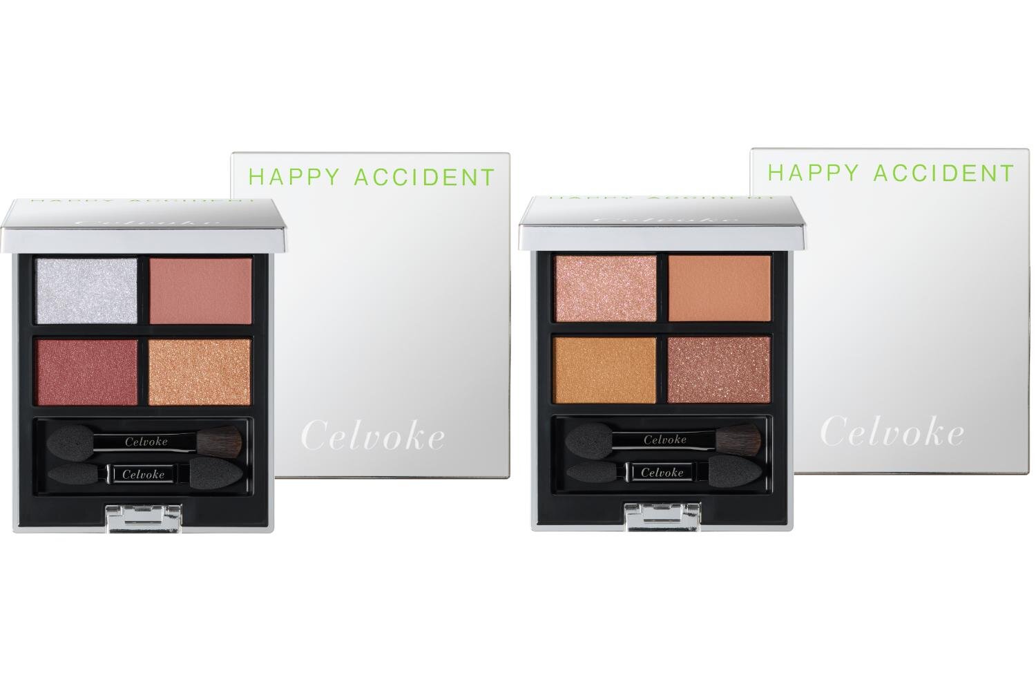 セルヴォーク25年クリスマスコスメ、“雪の結晶ラメ”輝くアイパレ＆キラキラグリッターマスカラ