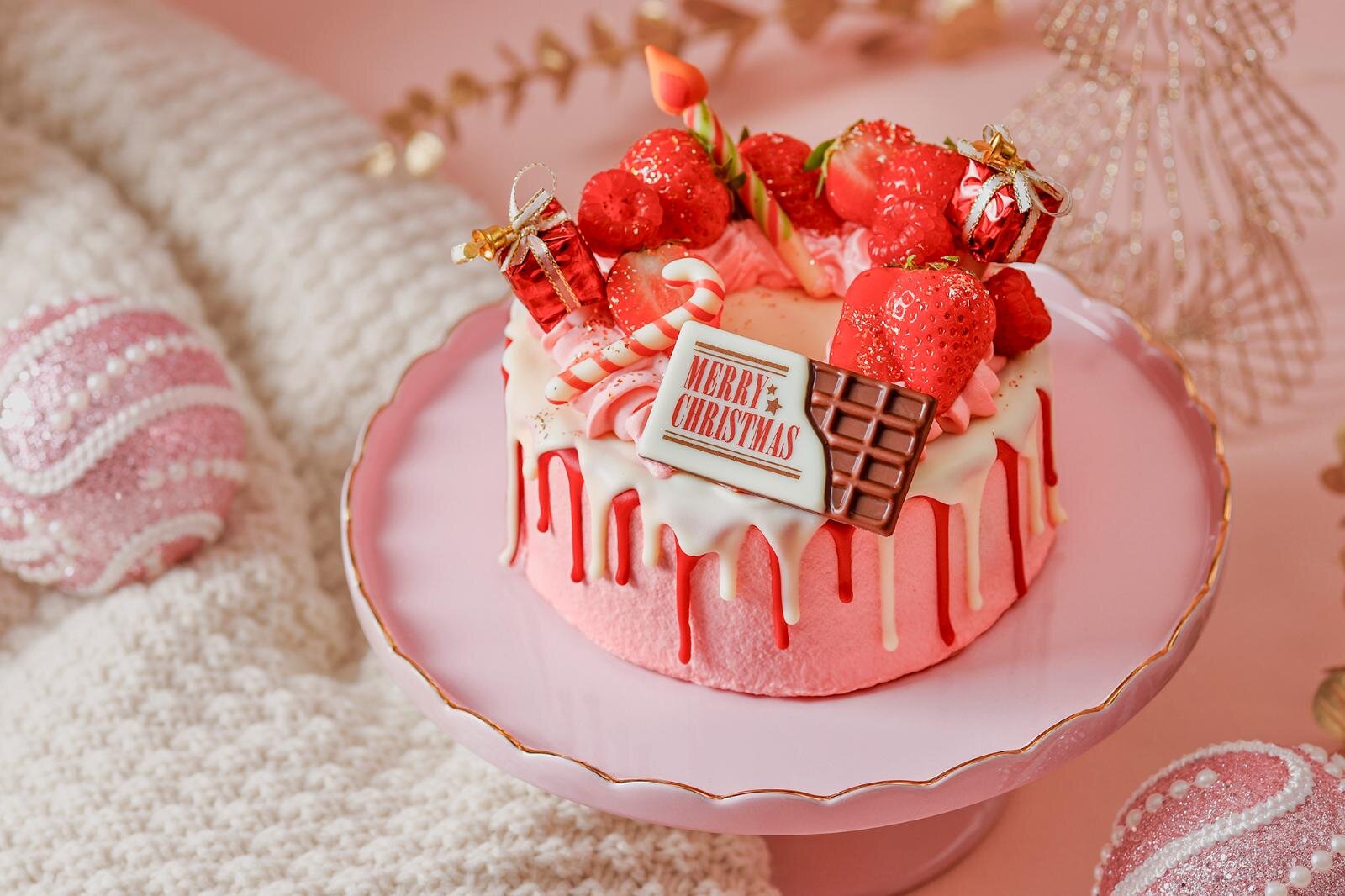 ザ ストリングス 表参道25年クリスマスケーキ、“もこもこ雲”なホワイトチョコムース＆王道苺ショート｜写真6