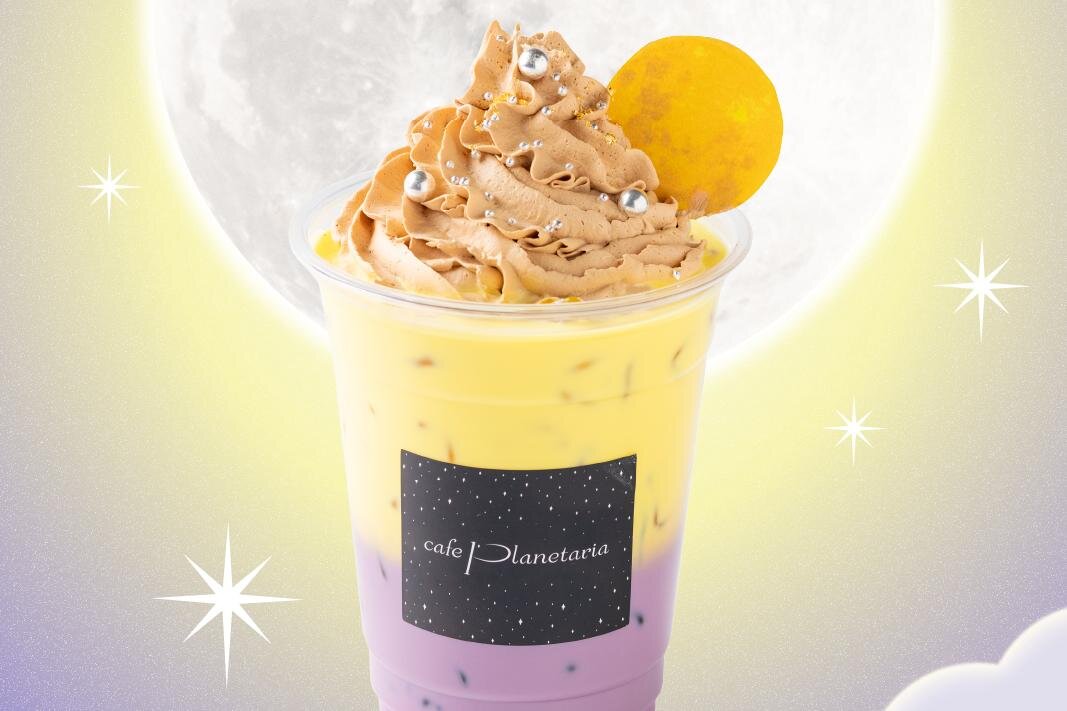 “月モチーフ”スイーツがコニカミノルタプラネタリウムで、月光羊羹＆満月最中の紫芋ドリンクも