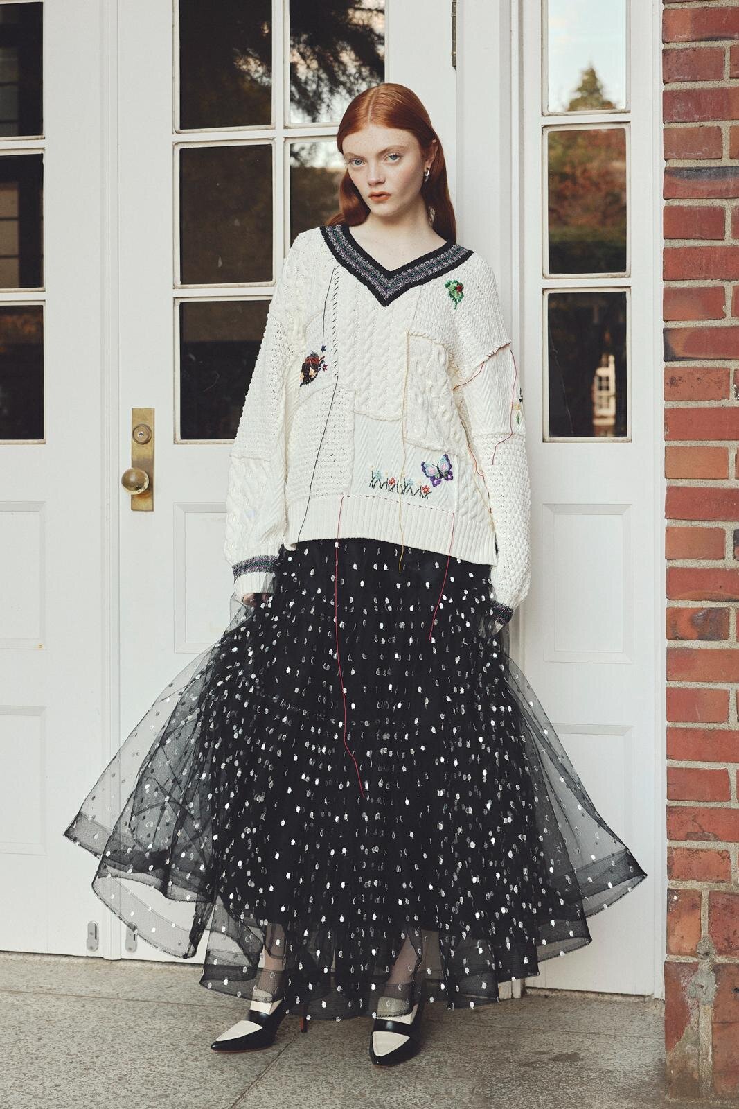 ケイタマルヤマ　 花柄　ノーカラー　ジャケット KEITA MARUYAMA 2024 Autumn & Winter コレクションを発表