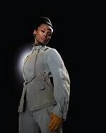 リーバイス×キコ・コスタディノフ、“郵便切手”着想柄のデニムジャケットや淡いインディゴパンツ｜写真15