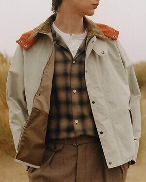 キャプテン サンシャイン×バブアー“付け替え可能なカラフルフード”付きジャケット登場｜写真6