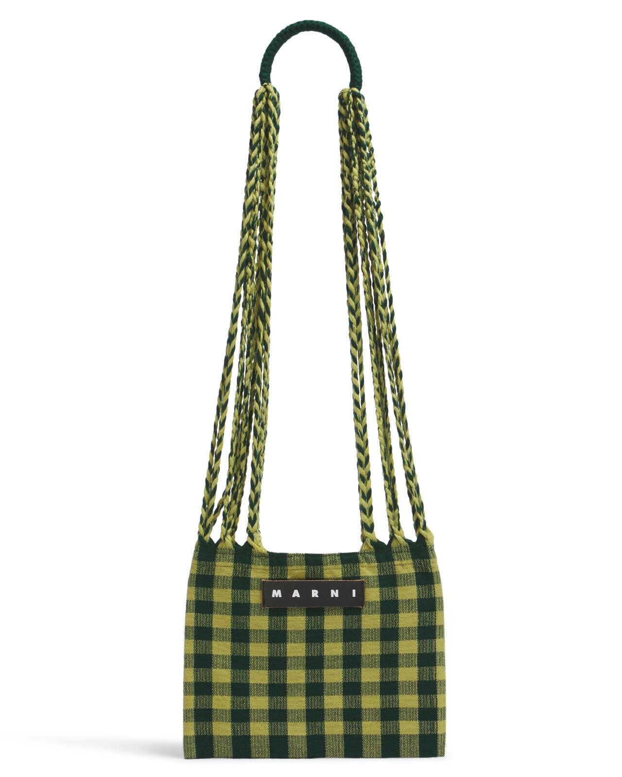 MARNI MARKET チェック柄バッグ　保存袋有 MARNI MARKET チェック柄バッグ 保存袋有 MARNI チェック柄