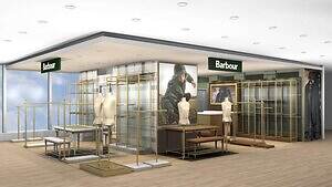 バブアーがニュウマン高輪にオープン、25年秋冬新作や定番ワックスジャケットなど｜写真1