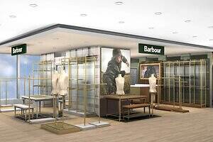 バブアーがニュウマン高輪にオープン、25年秋冬新作や定番ワックスジャケットなど