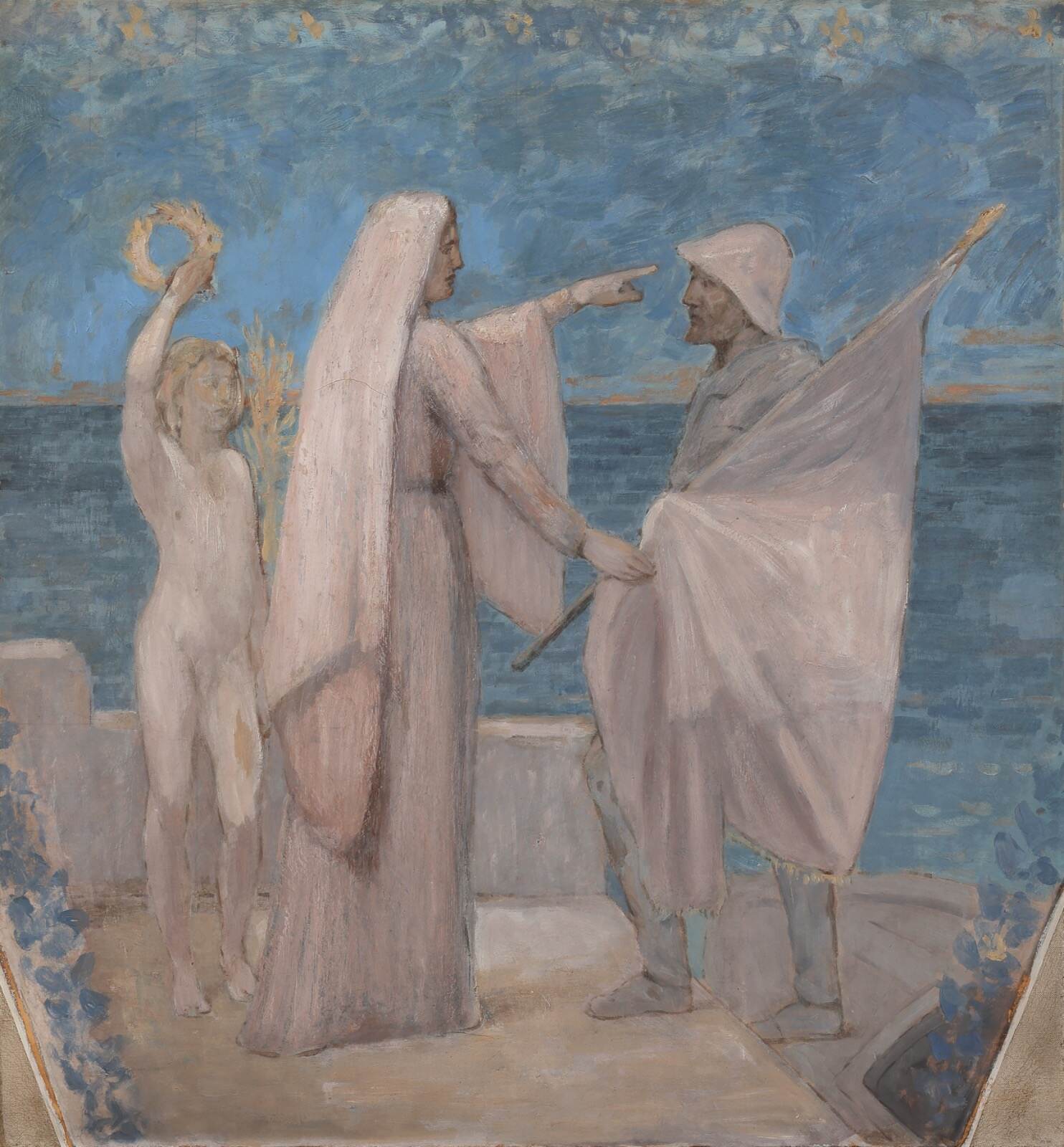 ピエール・ピュヴィス・ド・シャヴァンヌ 《愛国(習作)》 1893年頃 公益財団法人大原芸術財団 大原美術館