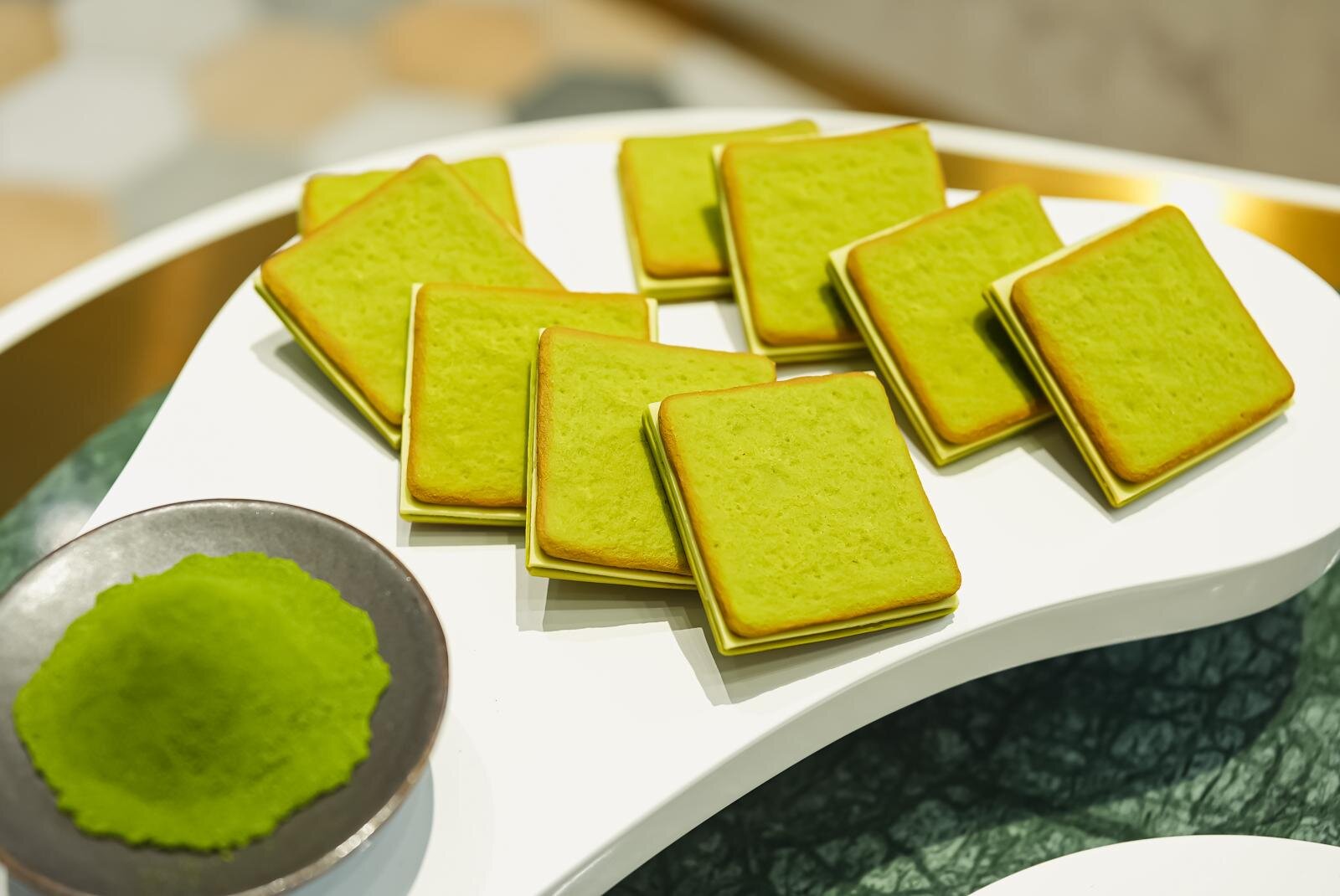 「抹茶&マスカルポーネクッキー」9枚入 1,404円