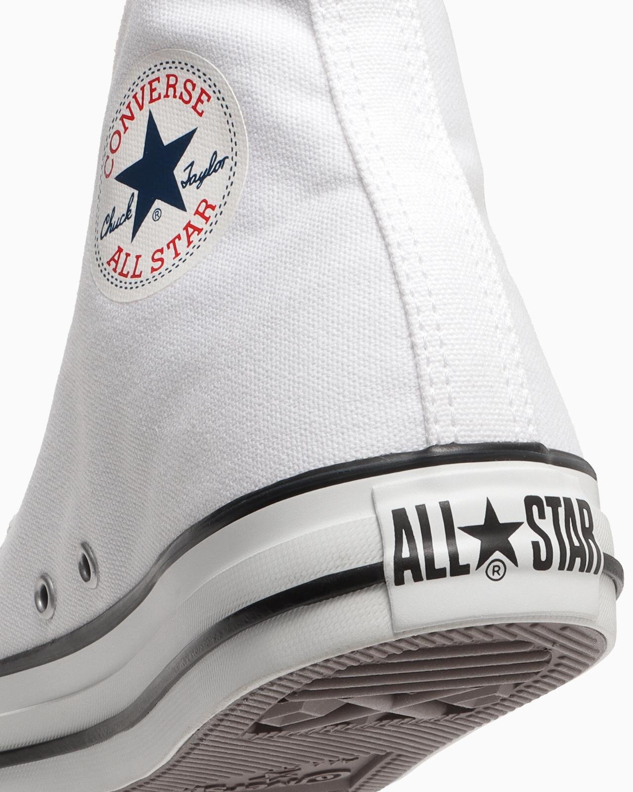 「オールスター HI」ホワイト 6,490円 サイズ：22.0～28.0(0.5cm刻み)、29.0、30.0cm