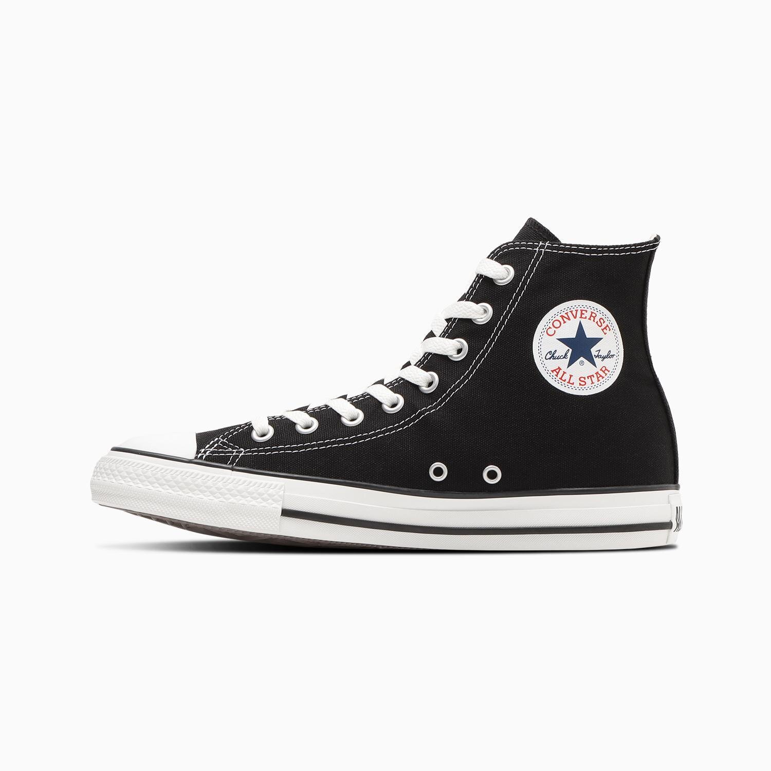 「オールスター HI」ブラック 6,490円 サイズ：22.0～28.0(0.5cm刻み)、29.0、30.0cm