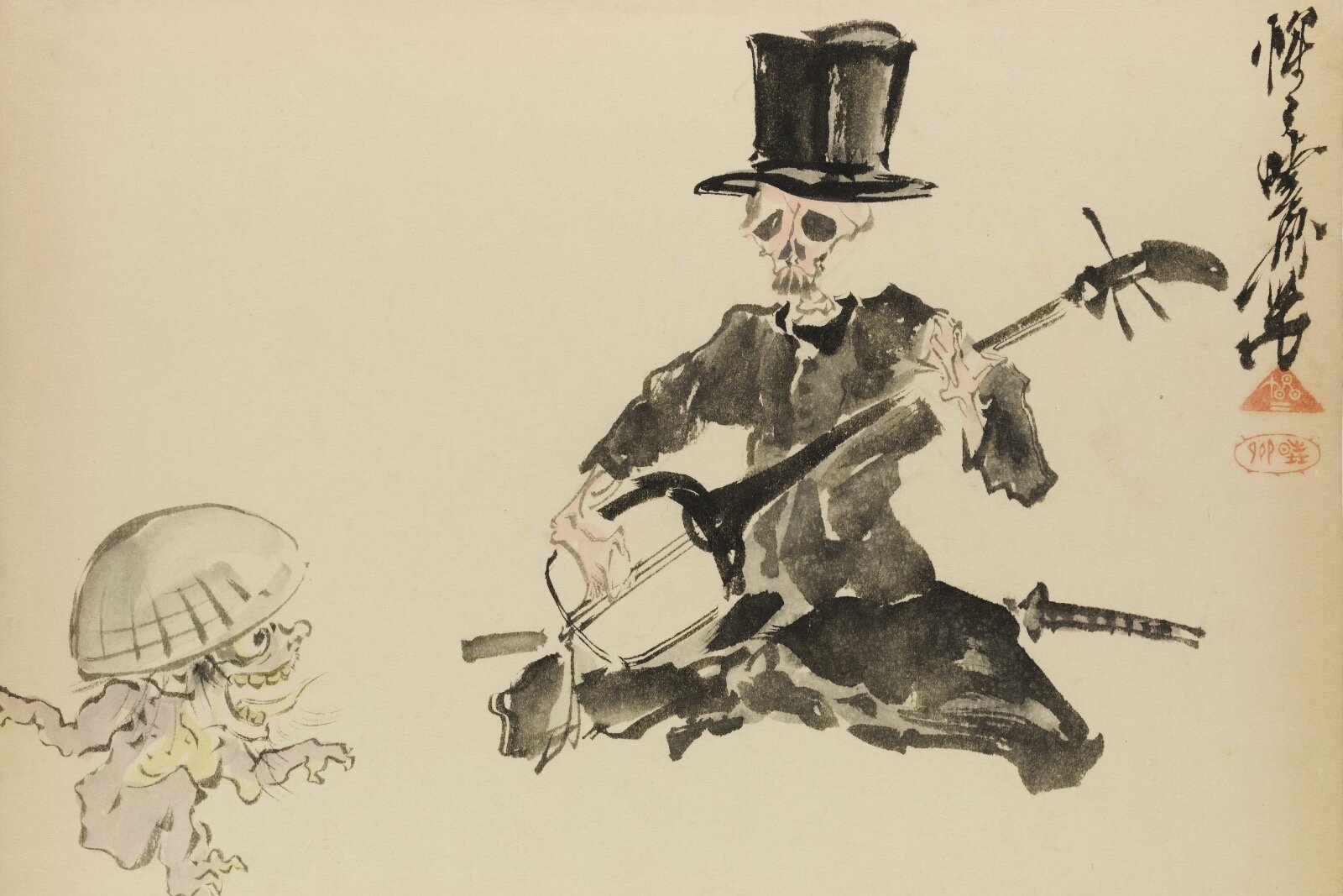 “鬼才の浮世絵師”河鍋暁斎の展覧会が神戸市立博物館で、“半数以上が日本初出品”代表作など約100点