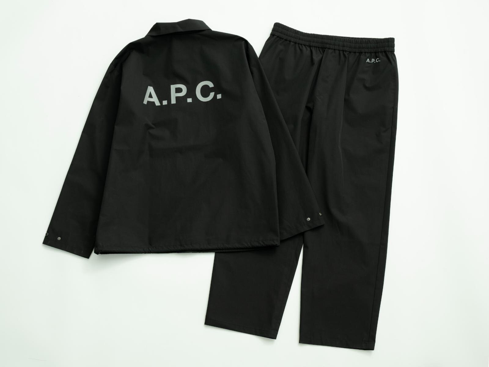 A.P.C. × ロンハーマン リフレクション ロゴ コーチジャケット Sサイズ リフレクション ロゴ コーチジャケット｜A.P.C.(アーペーセー
