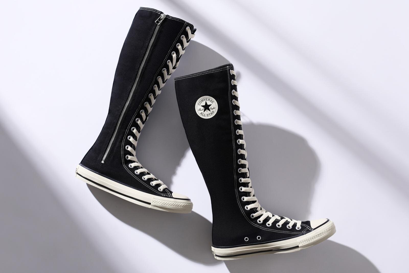 コンバースオールスター　ロングブーツ　スニーカーブーツ　編み上げブーツ CONVERSE コンバース オールスター ブーツ レディース ロング 靴