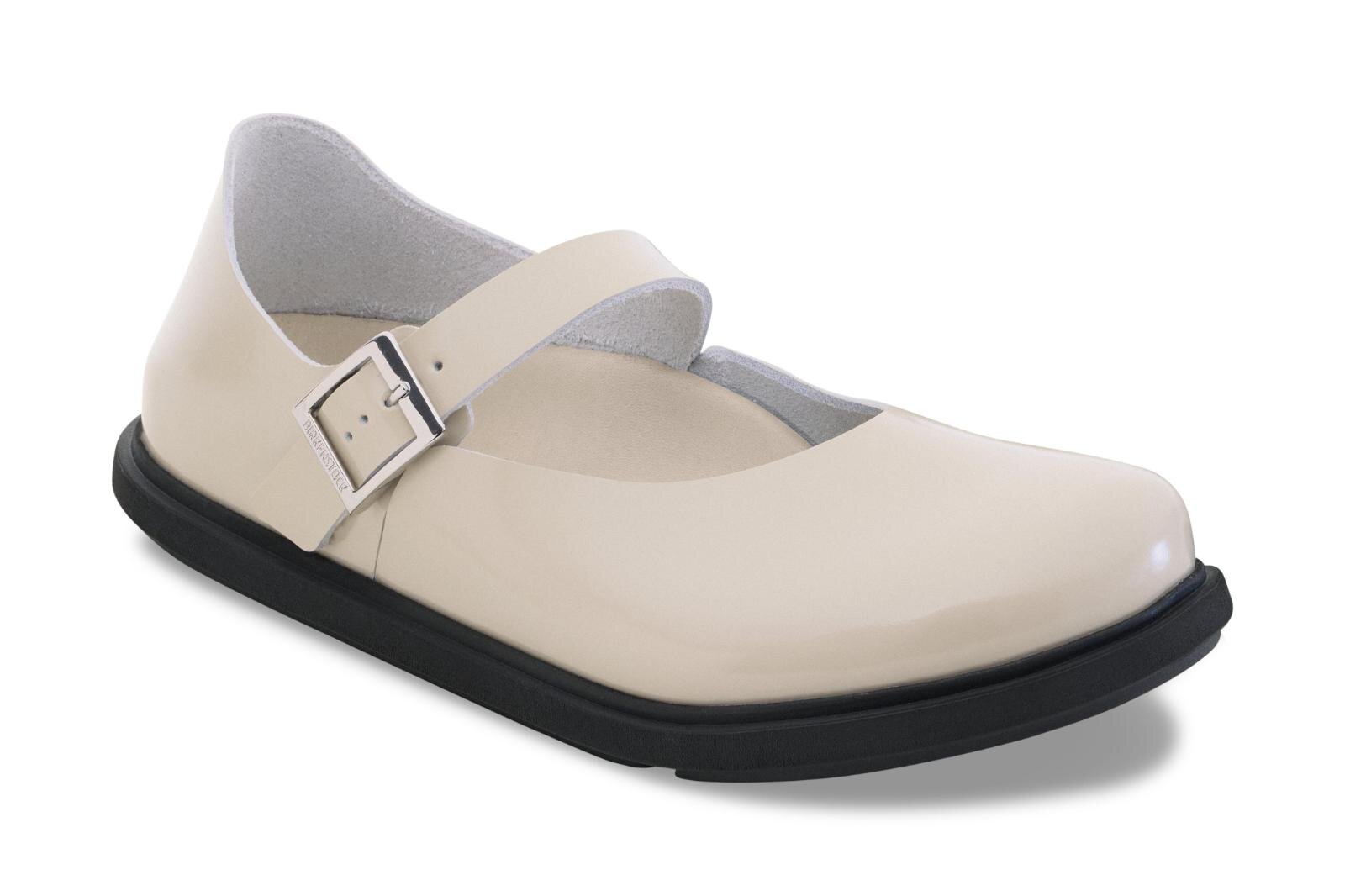 BIRKENSTOCK マントバ 37 24.0 ダークブラウン メリージェーン BIRKENSTOCK Mary Jane Flat Strap Shoes Brown Narrow Size 37