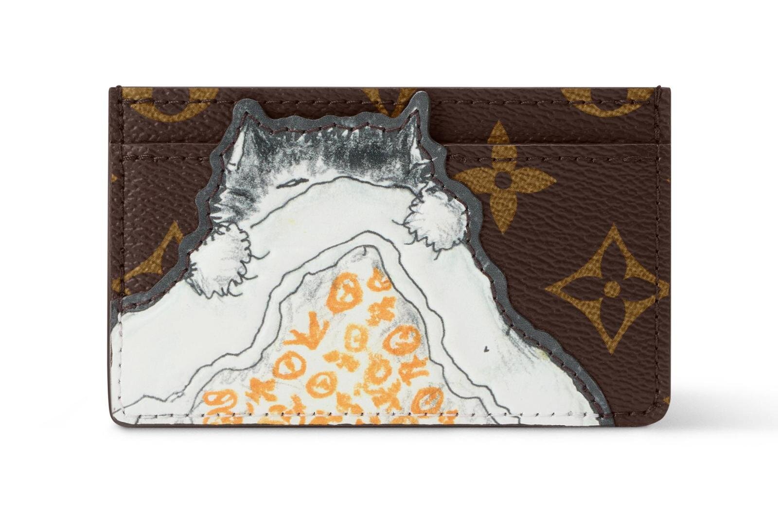 ルイ・ヴィトン、手描き風“猫”モチーフのモノグラムショルダー