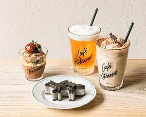 カフェ キツネ秋限定メニュー、“黒ごま尽くし”キツネ型ケーキ＆濃厚マロンショコラシェイクなど｜写真9