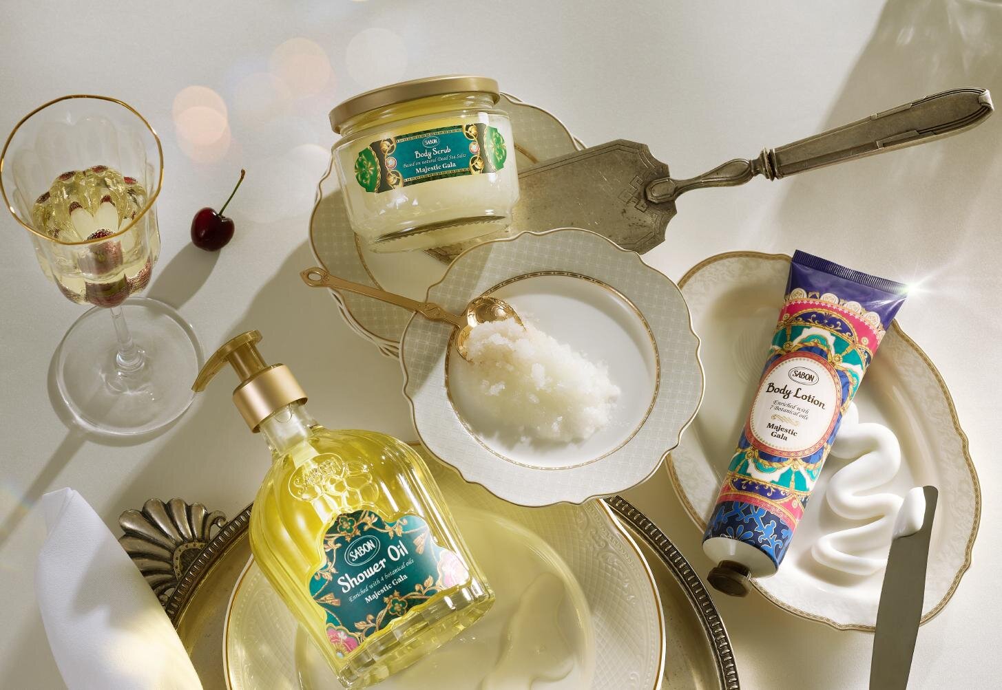 SABON2025年クリスマスコスメ"晩餐会”イメージのボディスクラブやハンドクリーム｜写真14