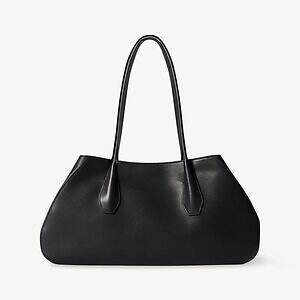 ザ・ロウ、幾何学フォルムのレザーショルダーバッグ＆“レザートリム”のキャンバストートバッグ｜写真1