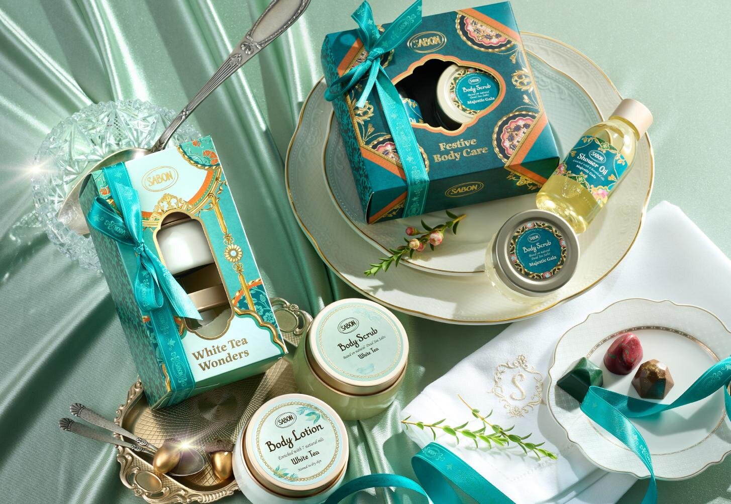 SABON2025年クリスマスコフレ第2弾"晩餐会”イメージ限定の香りのミニボディケアキット｜写真6
