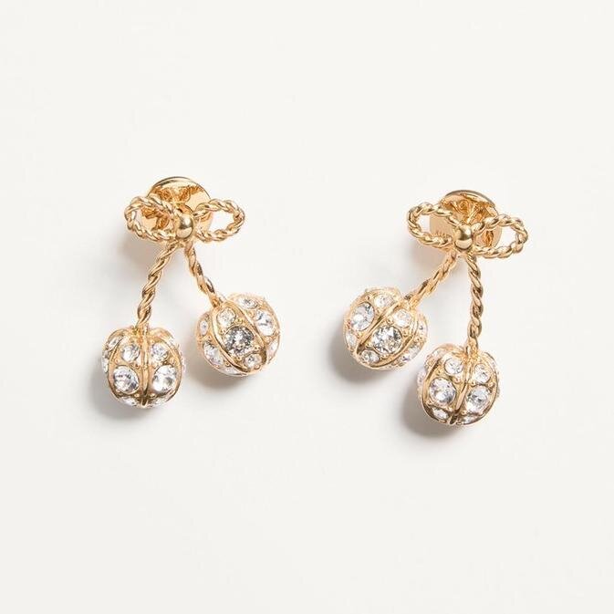 美品　ヴァレンティノ　スワロフスキークリスタル x パールピアス 楽天市場】【ポイント5倍】VALENTINO ヴァレンティノ ピアス