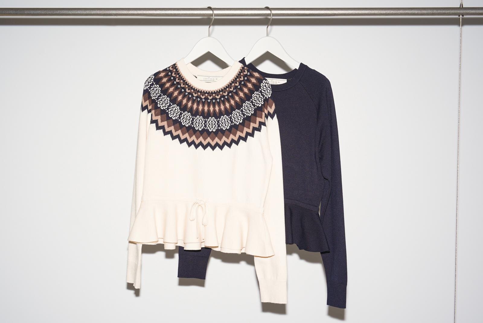 ペプラムニットプルオーバー 2,990円 ※一部店舗商品