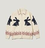 GU×ロク、“後ろギャザー”のショートトレンチコートやうさぎ柄ジャカードニット｜写真57