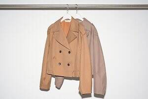 GU×ロク、“後ろギャザー”のショートトレンチコートやうさぎ柄ジャカードニット｜写真15