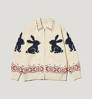 GU×ロク、“後ろギャザー”のショートトレンチコートやうさぎ柄ジャカードニット｜写真57