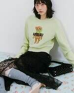 リリー ブラウン×アナ スイ、“スパンコール煌めく”花柄カーディガン＆レース重ねたキャミワンピ｜写真51