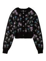 リリー ブラウン×アナ スイ、“スパンコール煌めく”花柄カーディガン＆レース重ねたキャミワンピ｜写真2