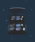 シャネル2025年クリスマスコスメ"宇宙・星空着想”夜空イメージの寒色アイシャドウやチーク｜写真9