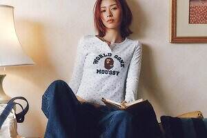 マウジー×ア ベイシング エイプ「エイプ ヘッド」配したTシャツ＆デニム、カモ柄ランジェリーも