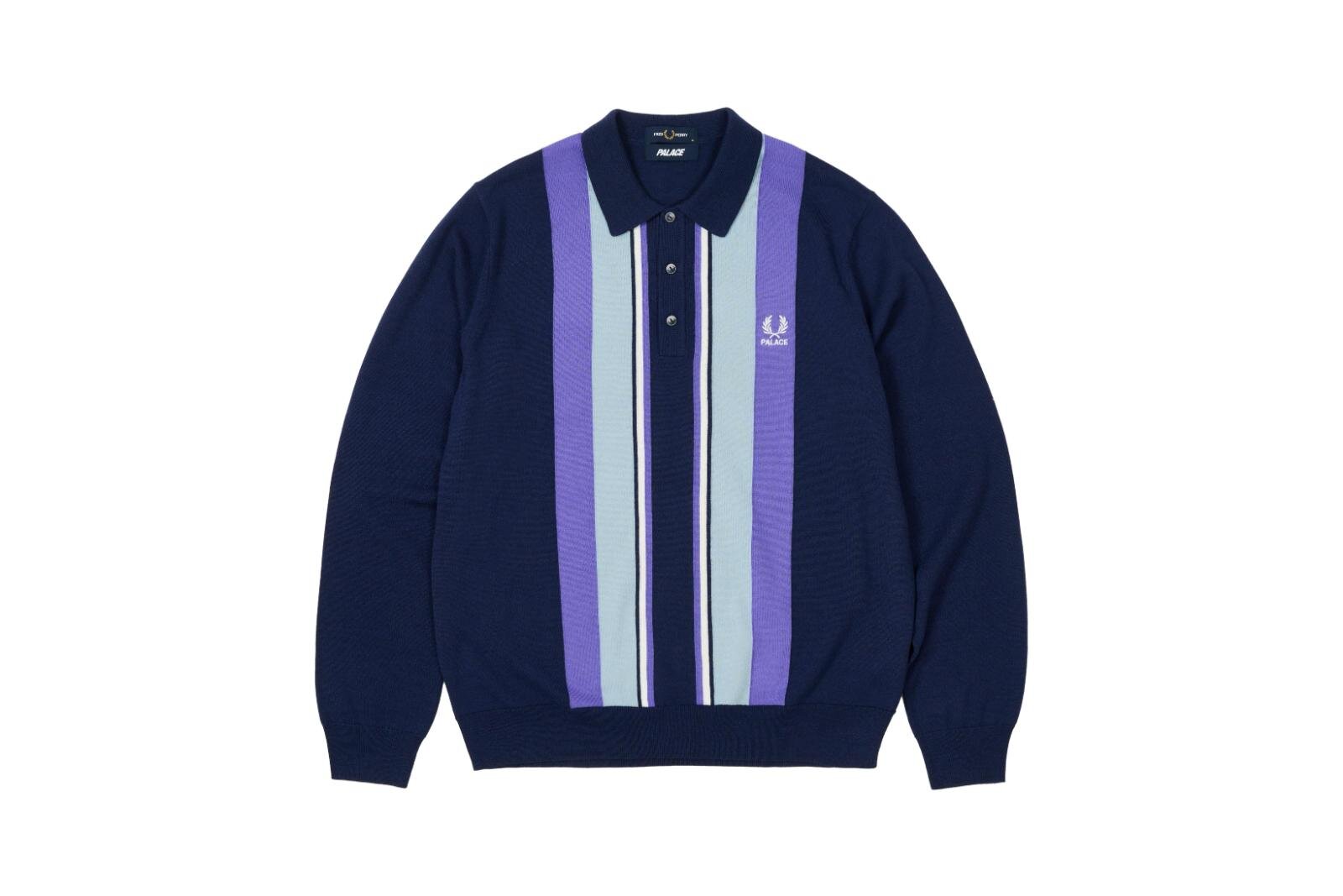 ロングスリーブニットシャツ