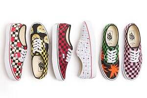 ヴァレンティノ ガラヴァーニ×Vansのスニーカー、猫グラフィックやVロゴ入りチェッカーフラッグ柄 | ヴァレンティノ