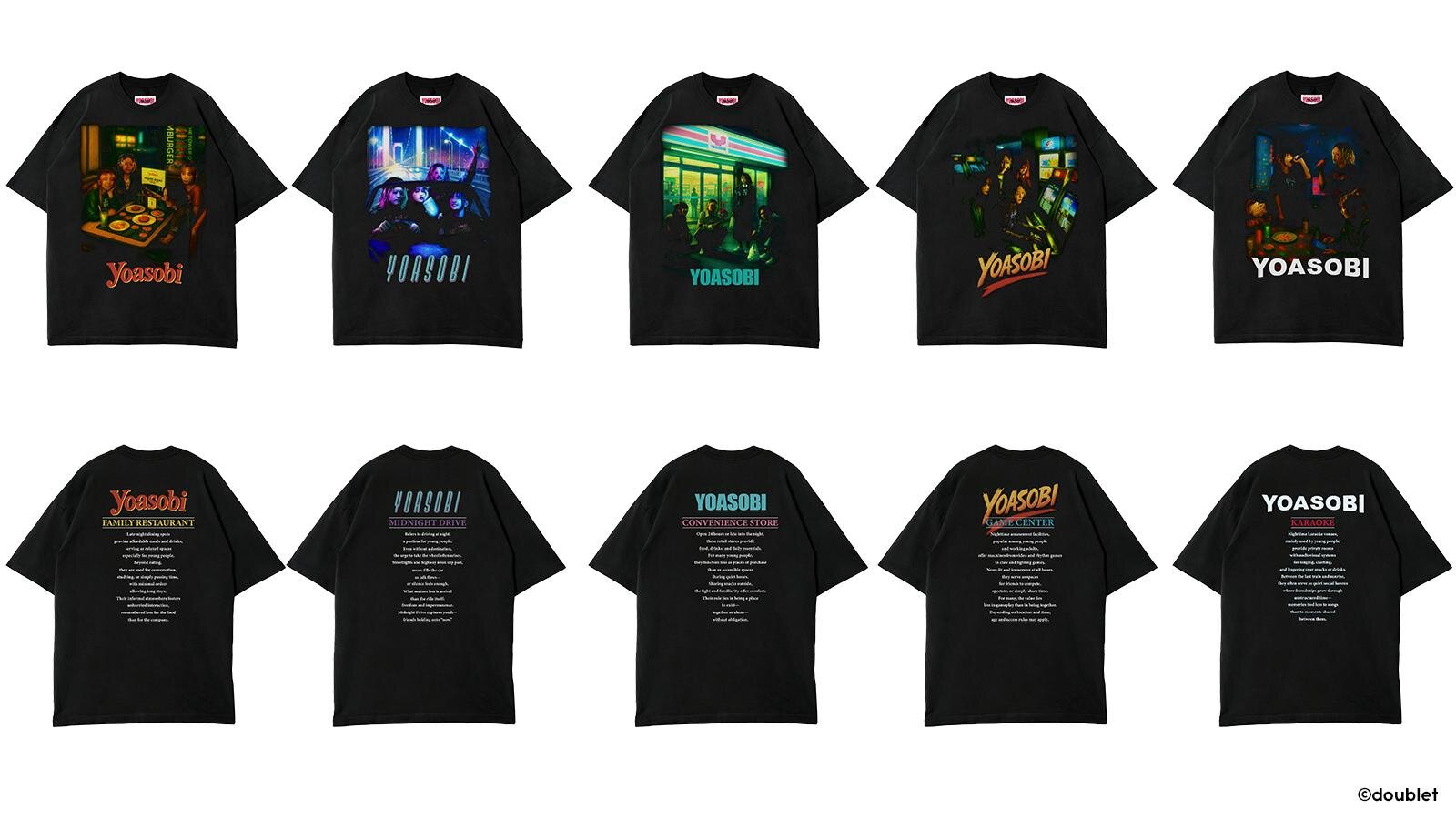 YOASOBI のロンドン公演で、Ayase君が着ていたTシャツ　現地販売！ YOASOBI のロンドン公演で、Ayase君が着ていたTシャツ 現地販売