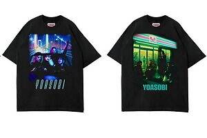 YOASOBI×ダブレット、“深夜のコンビニやカラオケ”グラフィックの「夜遊び」Tシャツ