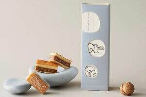 ミスターチーズケーキ×鎌倉紅谷「クルミッ子」第2弾、ぎっしりクルミ＆キャラメルがチーズケーキ風に