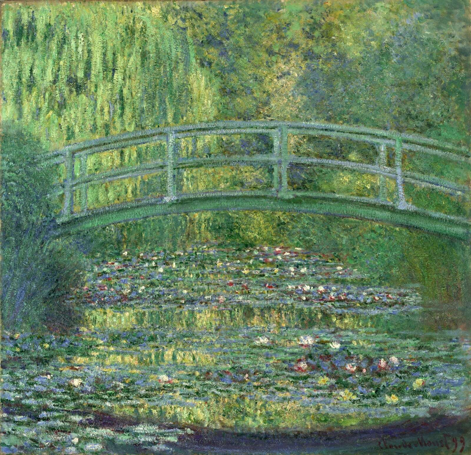 クロード・モネ 《睡蓮の池》 1899年 ポーラ美術館