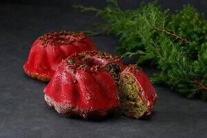 パレスホテル東京25年クリスマス ケーキ、サンタが座る“切り株風”&リース仕立てのピスタチオケーキも|写真15