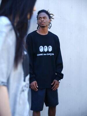 ア ベイシング エイプ×コム デ ギャルソン“星形ワッペン”のバーシティジャケット、大阪限定で｜写真18