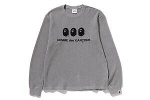 ア ベイシング エイプ×コム デ ギャルソン“星形ワッペン”のバーシティジャケット、大阪限定で｜写真4