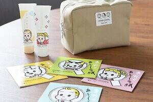 よーじや×オサムグッズの限定「あぶらとり紙」やポーチ、手鏡の中から覗く“ジャック＆ドッグ”