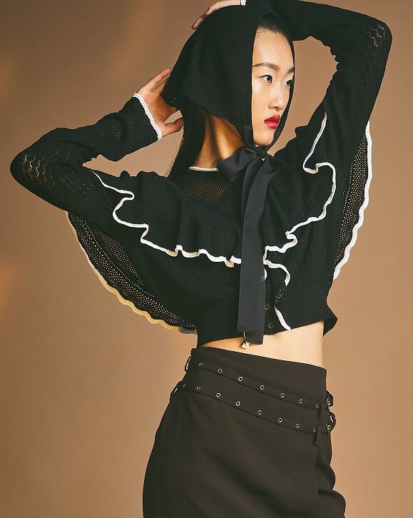 fetico ホワイト ニット 24aw 新作 フェティコ fetico ホワイト ニット 24aw 新作 フェティコ