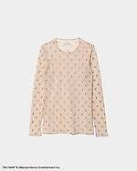 パックマン×ビューティフルピープル、“ゲームステージ画面”グラフィックのニットプルオーバー｜写真4