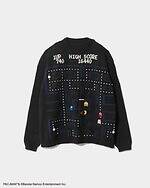 パックマン×ビューティフルピープル、“ゲームステージ画面”グラフィックのニットプルオーバー｜写真2