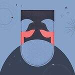 デルヴォー“12星座”のカードホルダー、レザーパネルの神秘的な星座モチーフ｜写真13