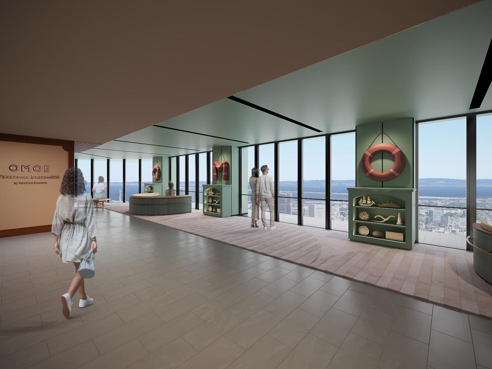 「OMO5横浜馬車道 by 星野リゾート」駅直結の新ホテル、360°広がる港町パノラマビュー｜写真14