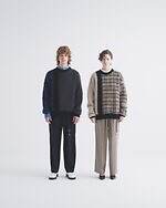 ダックス×クルニ“ハウスチェック柄”ロングコートやアシンメトリーシャツ｜写真8