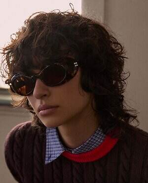 ミュウミュウ“ハニーカラー”のべっ甲サングラス、60年代ヴィンテージから着想｜写真1